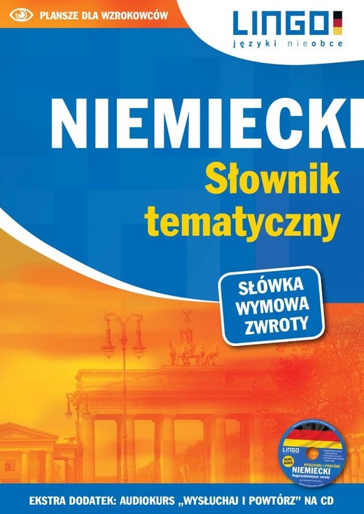 okładka Niemiecki słownik tematyczny książka + CD książka
