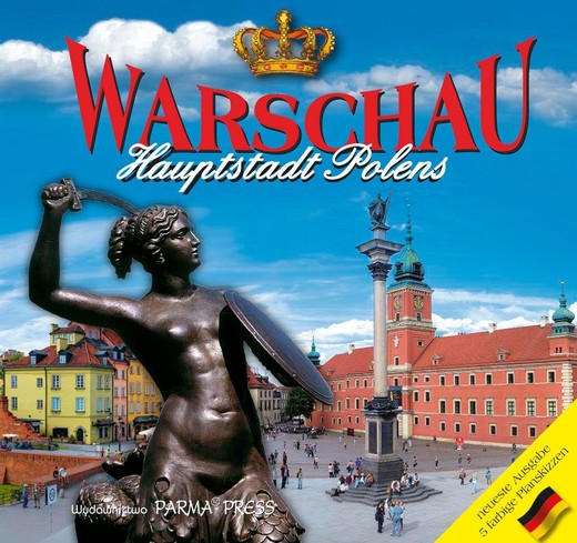 okładka Warszawa stolica polski wer. Niemiecka książka