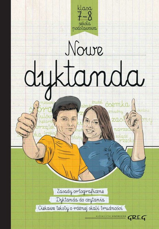 okładka Nowe dyktanda klasa 7-8 książka | Anna Kremiec