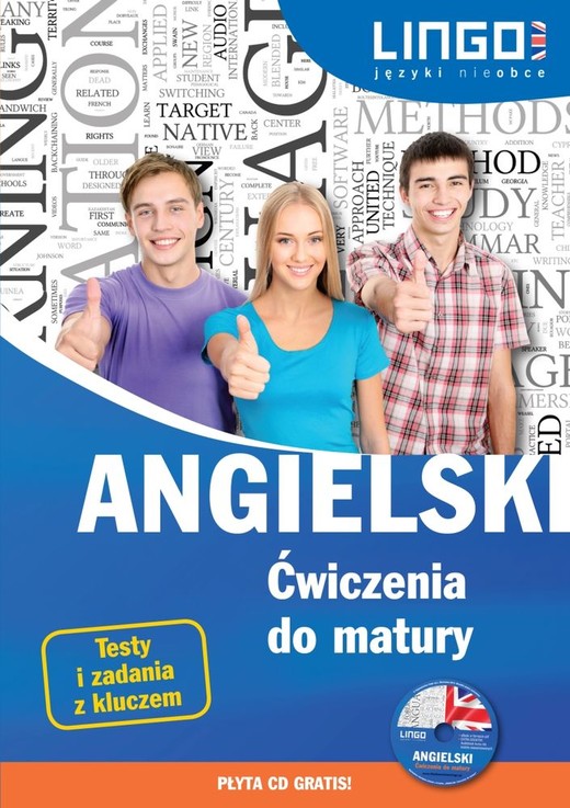 okładka Angielski ćwiczenia do matury książka + CD książka