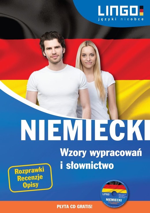 okładka Niemiecki wzory wypracowań i słownictwo książka + CD książka