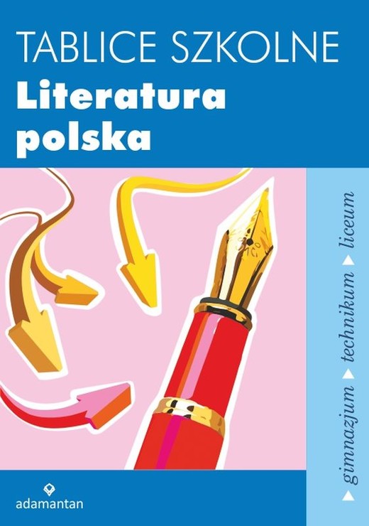 okładka Literatura Polska tablice szkolne wyd. 5 książka | Opracowanie zbiorowe