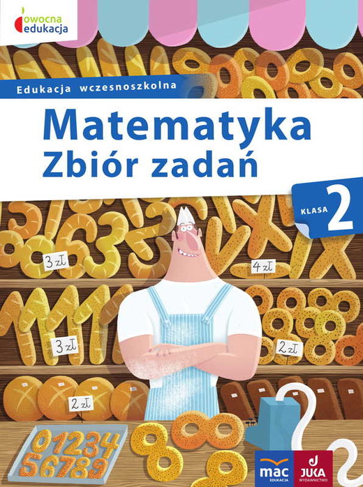 okładka Matematyka zbiór zadań klasa 2 owocna edukacja książka | Beata Sokołowska