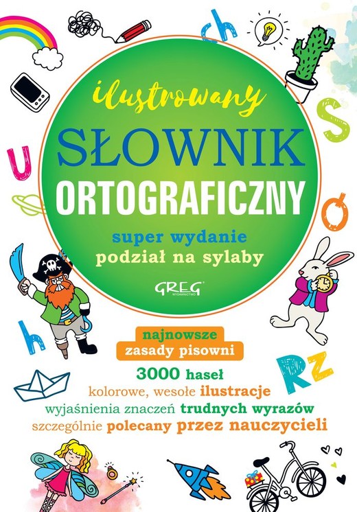 okładka Ilustrowany słownik ortograficzny wyd. 2020 książka