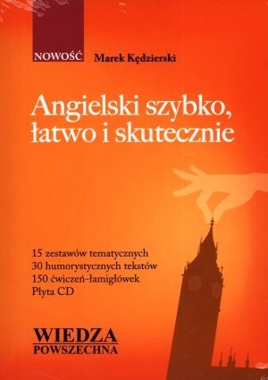 okładka Angielski szybko łatwo i skutecznie + CD książka | Marek Kędzierski