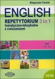okładka ENGLISH 3 in 1 (+mp3). Repetytorium tematyczno - leksykalne z ćw. książka | Małgorzata Cieślak