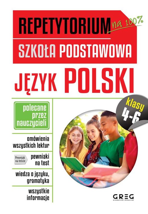 okładka Język polski. Repetytorium. Szkoła podstawowa. Klasa 4-6 książka | Opracowanie zbiorowe
