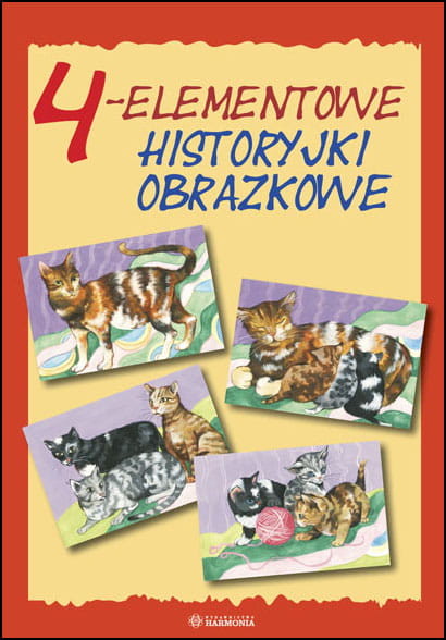 okładka 4 elementowe historyjki obrazkowe książka | Praca Zbiorowa