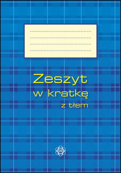 okładka Zeszyt w kratkę z tłem książka | Praca Zbiorowa