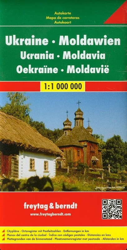 okładka Ukraina mołdawia mapa 1:1 000 000 książka | Opracowanie zbiorowe