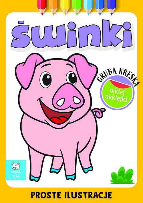 okładka Świnki. Gruba kreska książka | Opracowanie zbiorowe