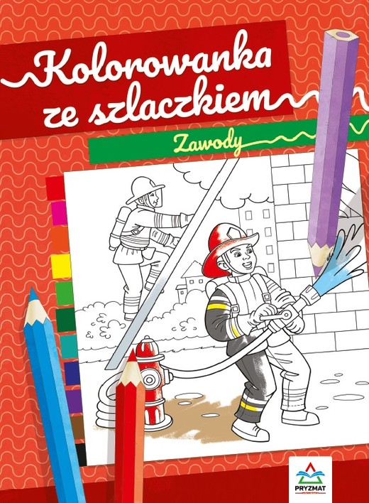 okładka Zawody. Kolorowanka ze szlaczkiem książka
