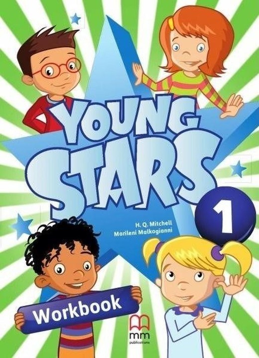 okładka Young Stars 1 Workbook (Includes Cd-Rom) książka | Marileni Malkogianni, T.J. Mitchell