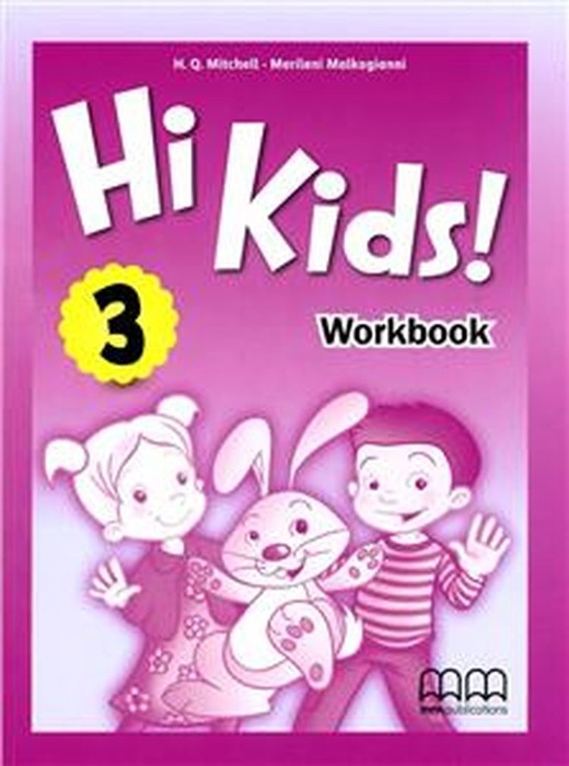 okładka Hi Kids! 3 Workbook (Incl. Cd-Rom) książka | Marileni Malkogianni, T.J. Mitchell