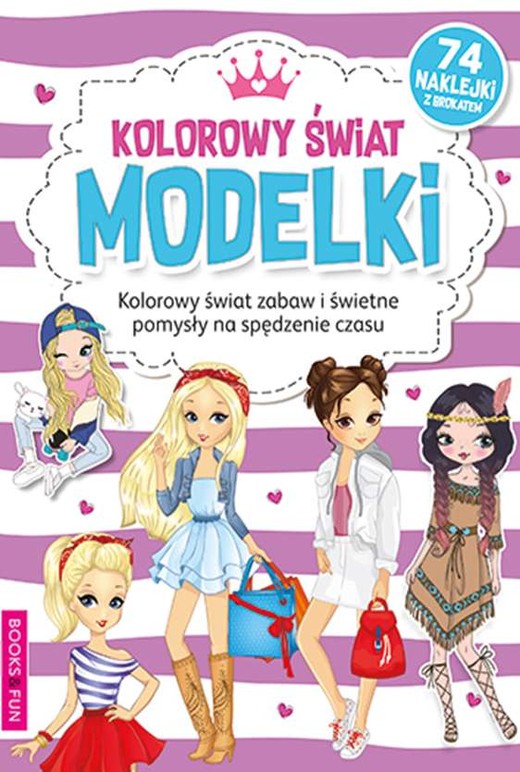 okładka Kolorowy świat. Modelki. Kolorowanka książka | Opracowanie zbiorowe