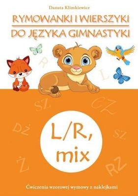 okładka Lr mix rymowanki i wierszyki do języka gimnastyki książka | Danuta Klimkiewicz