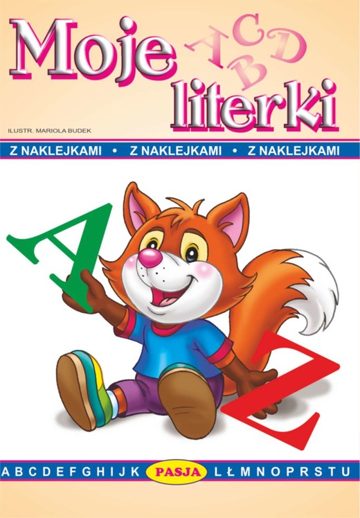 okładka Moje literki książka | Budek Mariola