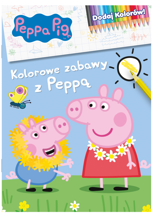 okładka Kolorowe zabawy z Peppą. Dodaj kolorów! Świnka Peppa książka | Opracowanie zbiorowe