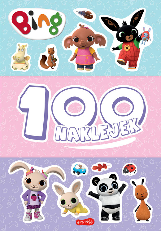 okładka Bing. 100 naklejek. Książeczka z naklejkami książka | Opracowanie zbiorowe
