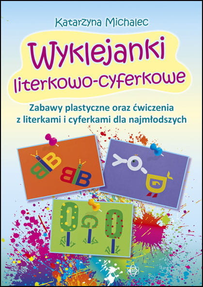 okładka Wyklejanki literkowo-cyferkowe książka | Katarzyna Michalec