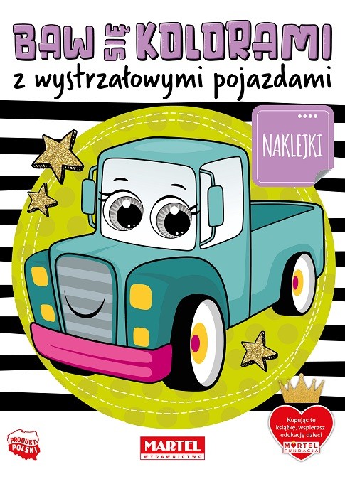 okładka Baw się kolorami z wystrzałowymi pojazdami książka | Salamon Katarzyna