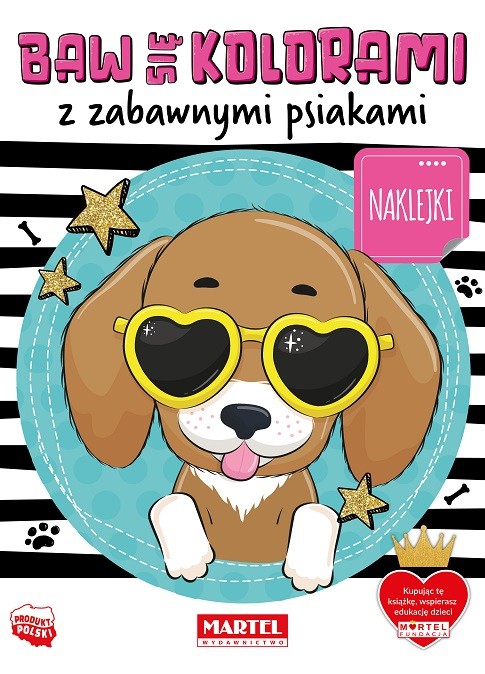 okładka Baw się kolorami z zabawnymi psiakami książka | Salamon Katarzyna