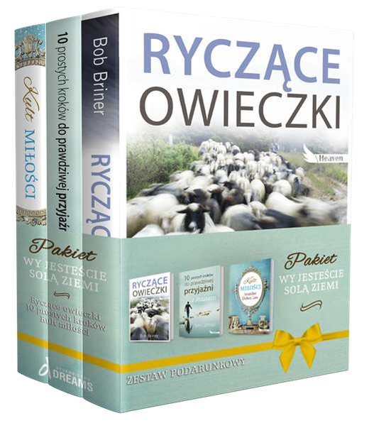 okładka Pakiet Wy jesteście solą ziemi. Ryczące owieczki / 10 prostych kroków do prawdziwej przyjaźni z Jezusem / Kult miłości książka