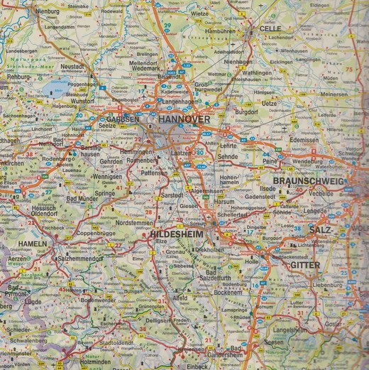 okładka Niemcy mapa 1:500 000 książka | Opracowanie zbiorowe