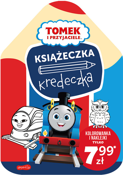 okładka Tomek i przyjaciele. Książeczka kredeczka książka | Opracowanie zbiorowe
