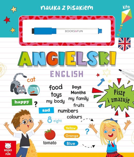 okładka Angielski. Nauka z pisakiem książka | Opracowanie zbiorowe