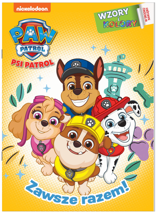 okładka Zawsze razem! Psi Patrol. Wzory i Kolory książka | Opracowanie zbiorowe