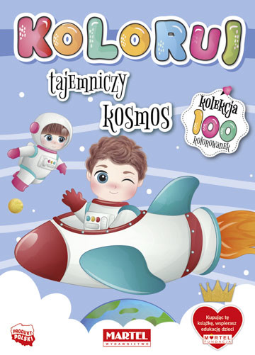 okładka Tajemniczy kosmos. Koloruj książka | Opracowanie zbiorowe