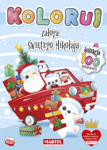 okładka Załoga Św. Mikołaja. Koloruj książka | Opracowanie zbiorowe