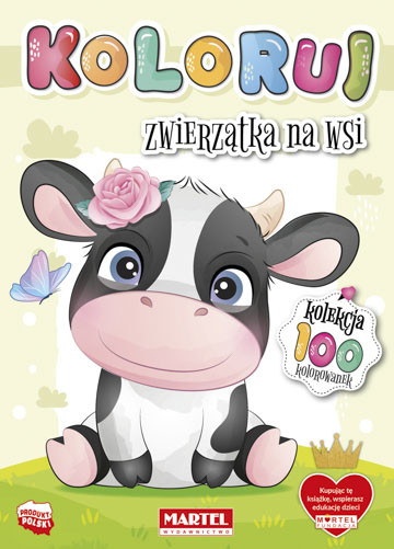 okładka Zwierzątka na wsi. Koloruj książka | Opracowanie zbiorowe