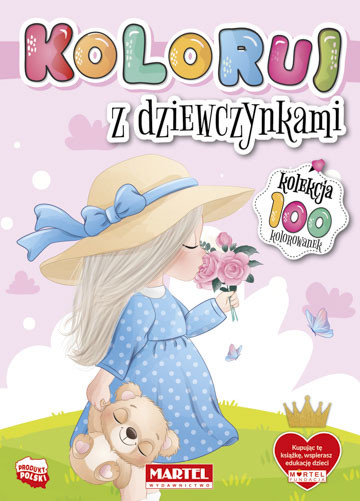 okładka Koloruj z dziewczynkami książka | Opracowanie zbiorowe