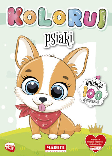 okładka Psiaki. Koloruj książka | Opracowanie zbiorowe