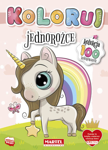 okładka Jednorożce. Koloruj książka | Opracowanie zbiorowe