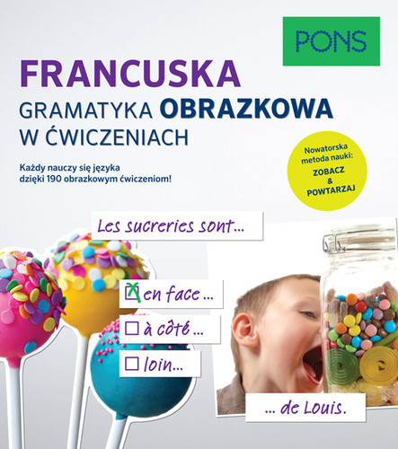 okładka Francuska gramatyka obrazkowa w ćwiczeniach PONS książka | Opracowanie zbiorowe