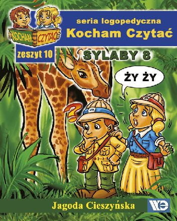 okładka Kocham czytać Zeszyt 10 Sylaby 8 (SZ, Ż, RZ) książka | Jagoda Cieszyńska