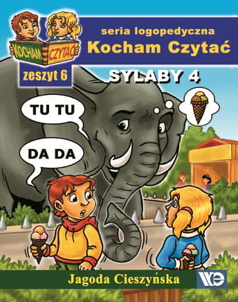 okładka Kocham czytać Zeszyt 6 Sylaby 4 (T, D) książka | Jagoda Cieszyńska