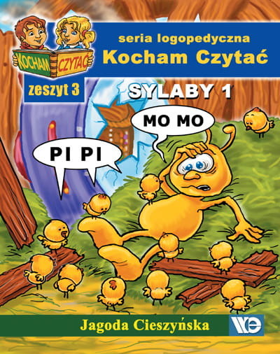 okładka Kocham czytać Zeszyt 3 Sylaby 1 (M, P) książka | Jagoda Cieszyńska