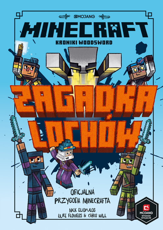 okładka Zagadka lochów. Minecraft książka | Nick Eliopulos