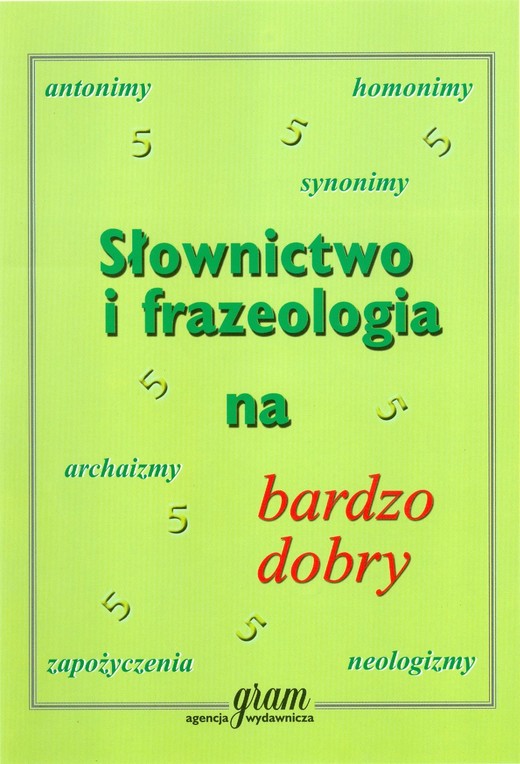 okładka Słownictwo i frazeologia na bardzo dobry książka