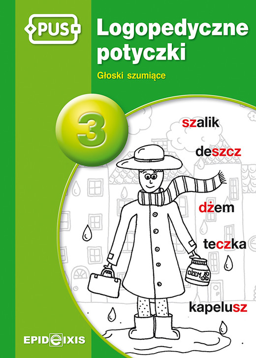 okładka PUS Logopedyczne potyczki 3 Głoski szumiące książka