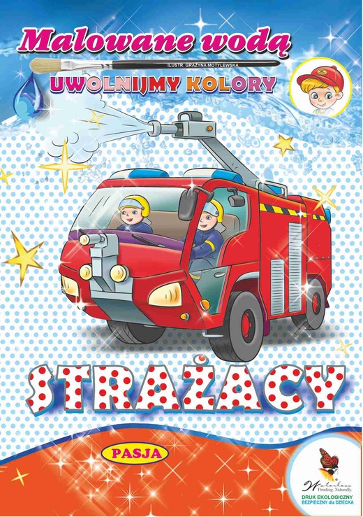 okładka Strażacy. Malowane wodą książka