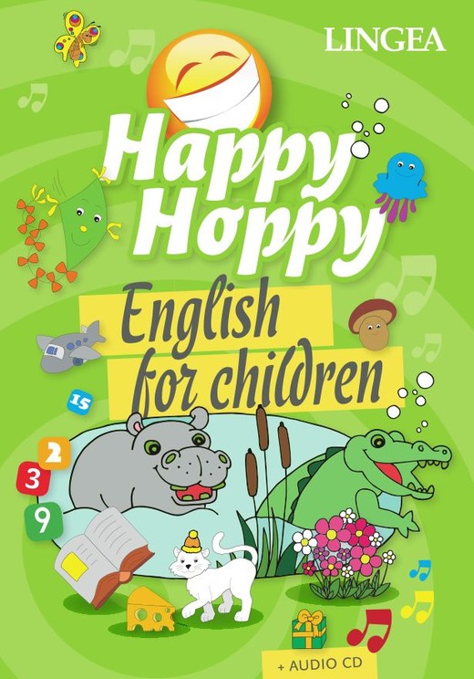 okładka Happy hoppy english for children + CD książka | Opracowanie zbiorowe