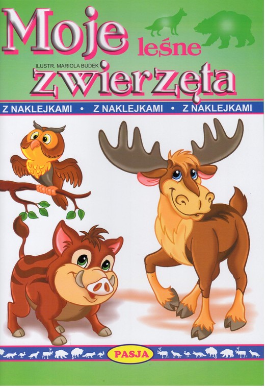 okładka Moje leśne zwierzęta książka | Budek Mariola