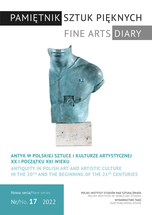 okładka Pamiętnik Sztuk Pięknych. Antyk w polskiej sztuce i kulturze artystycznej w XX i na początku XXI wieku książka | Opracowanie zbiorowe