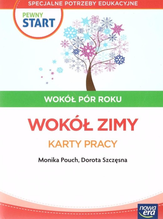 okładka Pewny start Wokół pór roku karty pracy Wokół zimy książka