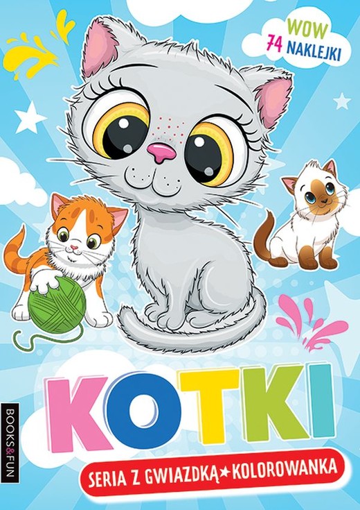 okładka Kotki. Kolorowanka książka | Opracowanie zbiorowe